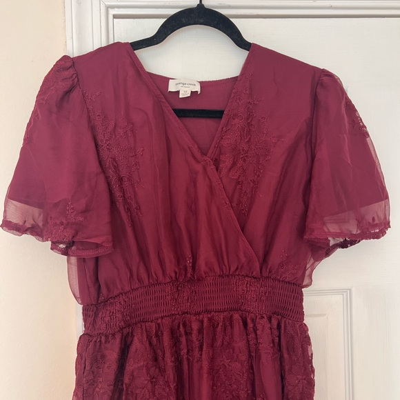 orange creek Dresses & Skirts - Orange Creek Plum Midi Dress